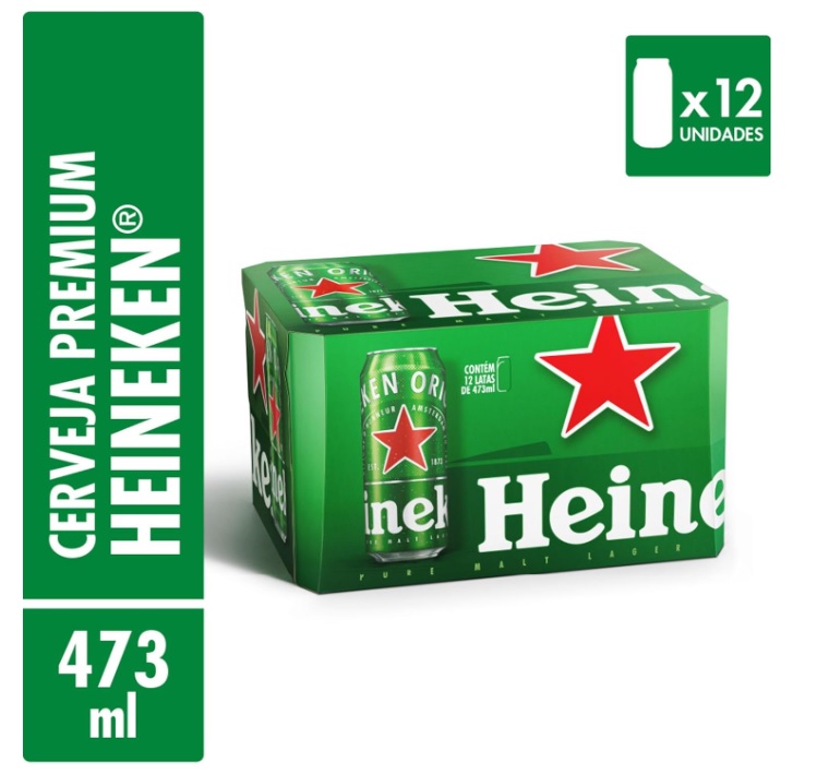 Cerveja Heineken Lata 473 ml
