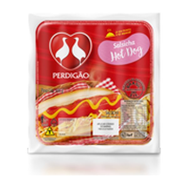 Salsicha Hot Dog Perdigão 500g 12 Unidades