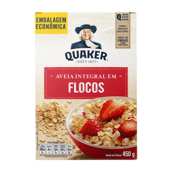 Aveia integral em flocos