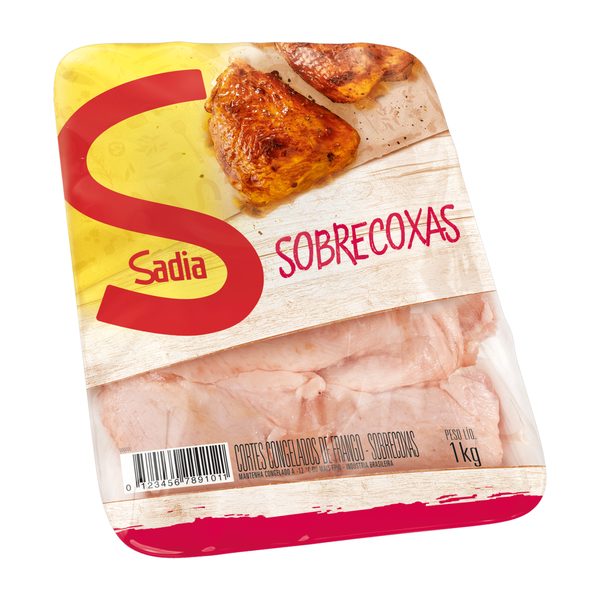 Sobrecoxa De Frango Congelada Sadia 1kg