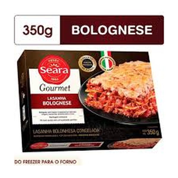 Lasanha Bolognese Seara Gourmet Caixa 350g