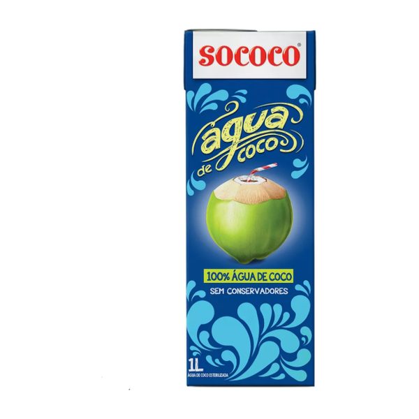 água De Coco Integral Sococo Caixa 1l