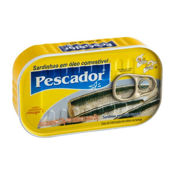 Sardinhas com óleo comestível